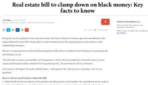Real Estate Bill To Clamp Down On Black Money Key Facts To Know Firstpost Real Facts Bills