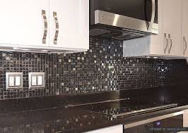 87 Black Backsplash Ideas Prove The Power Cool Contemporary Black Backsplash Tile Backsplash Glass Backsplash