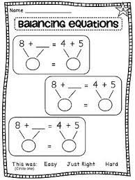 First Grade Math Unit 8 Balancing Equations Choosing An Operation And More Education Math 1st Grade Math First Grade Math