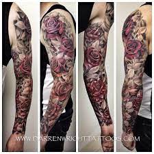 It takes a certain level of commitment to even consider inking your entire arm, and much more creativity than a half sleeve. Top 55 Best Rose Tattoos For Men Improb