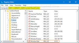 With windows 7 the fonts were black. How To Change Text Color In Windows 10 Without Software Password Recovery