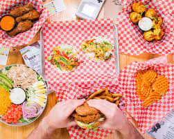 The chicken coop is made up of an outdoor area, a roosting box, a roosting box support, a nesting box, and a garden above the outdoor area. Order The Coop Wicked Chicken Burlington Delivery Online Toronto Menu Prices Uber Eats