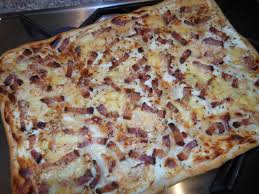 Flammekueche Ou Tarte Flambee Alsacienne Recette Flammekueche Cuisson Des Aliments Recette Cooking Chef