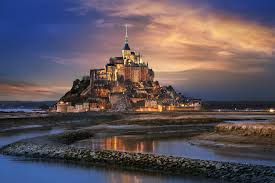 Le Mont Saint Michel Best Vacation Destinations Beautiful Castles Normandy France