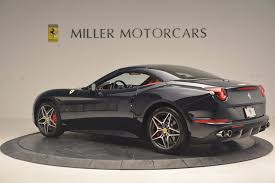The vehicle is nero daytona metallic with a cuoio leather interior. Pre Owned 2017 Ferrari California T For Sale Miller Motorcars Stock F1778b