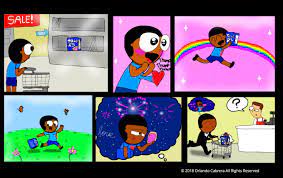 Think of a short story idea that would work well visually. Write A Short Comic Strip For Your Website Or Blog By Cartoonlandus Fiverr