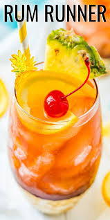 This Rum Runner Cocktail Is A Fruity And Refreshing Cocktail Made With Banana Blackberry Orange Rum Drinks Recipes Mixed Drinks Recipes Alcohol Drink Recipes