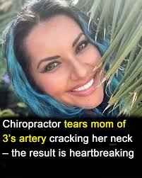 She says her chiropractor tore an artery in her neck during a routine  adjustment, causing her to be bedridden in “constant pain.” 😲💔