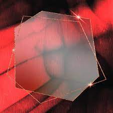 download premium vector of hexagon gold frame on abstract background
