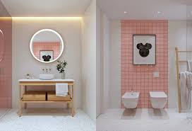But myra (the blogger behind my blessed life) knew this dark room with peeling wallpaper and dated tile work needed a breath of fresh air. 51 Pink Bathrooms With Tips Photos And Accessories To Help You Decorate Yours Free Autocad Blocks Drawings Download Center