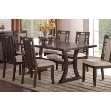 Rubber Wood Dining Table Rectangle 6 Brown In 2020 Dining Table Rectangular Dining Table Wood Dining Table