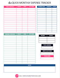 This is a printable budget worksheet which can assist you in making a budget for the entire household by considering various expenditures and sources of income of all the members. 2021 Free Simple Budget Template Printable Pdf Simplified Motherhood