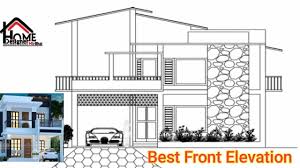 A front elevation is a part of a scenic design. Best Front View Home Design Modern House Front Elevation Photos Homedesignermirbhai Youtube