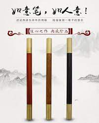 金箍棒黑檀实木签字笔实用手工制作纯黄铜红木中性笔送朋友生日礼 淘宝网 office supplies