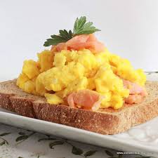 Smoked Salmon Scrambled Eggs On Toast Irish American Mom