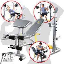 Let The Versatility And Clever Engineering Of The Gold S Gym Xrs 20 Olympic Workout Bench Take Unnecessary Stress At Home Gym Home Gym For Sale Workout Routine