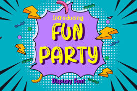 Download Fun Party Font By Boogaletter Creative Fabrica SVG Cut Files