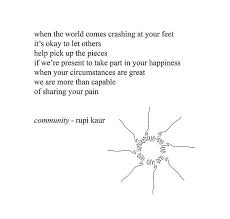 Community Rupi Kaur Quotes Beautiful Quotes Cool Words