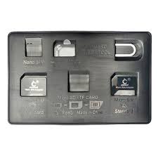 How to use sim card adapters. Portable 3pc Sim Card Adapter With Nano Sim Card Microsd Card Storage