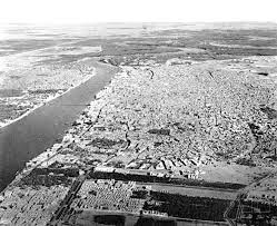 aerial image of baghdad c1941 صورة جوية لبغداد modern baghdad baghdad old baghdad photos aerial images