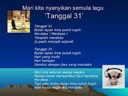 The memorable malaysian national day theme song sung by the late sudirman, back in 1982. Lirik Lagu Patriotik Tanggal 31 Ogos Cute766