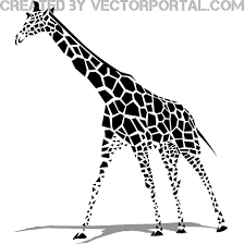 Best photos of template of giraffe giraffe outline template. Giraffe Vector Image Template Free Vector Image In Ai And Eps Format Creative Commons License