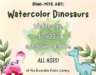 DINO-MITE ART: Watercolor Dinosaurs