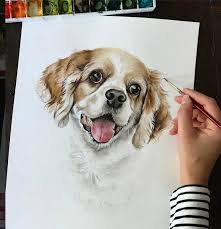 Express delivery is available worldwide. Watercolor Dog Portraits Jenna Brownlee