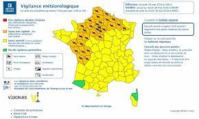 Alerte d'intempéries modérées vigilance rouge: Vigilance Meteo Orages Et Risque De Grele Toute La France En Alerte Carte