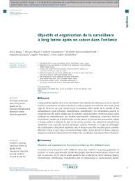 Cat devant un patient ayant un comportement sexuel à risque. Pdf Objectifs Et Organisation De La Surveillance A Long Terme Apres Un Cancer Dans L Enfance