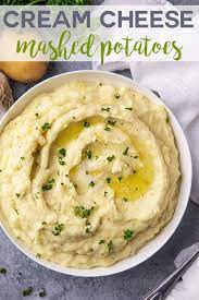 Cream Cheese Mashed Potatoes Recipe Cream Cheese Mashed Potatoes Cheese Mashed Potatoes Mashed Potatoes