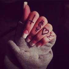 Cute But What Never Get It Finger Tattoos Girl Finger Tattoos Knuckle Tattoos