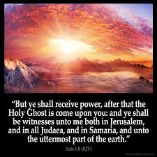 That was the point of the story. Acts 1 8 Inspirational Image