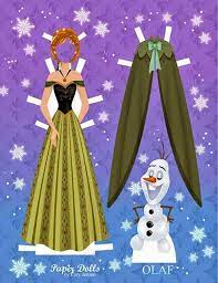 Las Recortables De Veva E Isabel Frozen Elsa Y Anna Munecas De Papel Disney Munecas De Papel Antiguas Ropa De Papel