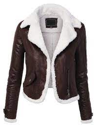 Made By Johnny Women 39 S Fitted Mock Collar Zip Up Long Sleeve Crinkled Jacket Leather Jackets Women Leather Jacket Style Jackets