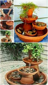 Diy Clay Pot Water Feature Instructions Video Diy Garden Fountains Diy Water Fountain Diy Water Feature