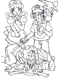 Ash Ketchum Beat Team Rocket On Pokemon Coloring Page Coloring Sky Pokemon Coloring Pages Pokemon Coloring Coloring Pages