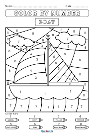 Available instantly on compatible devices. Free Color By Number Worksheets Cool2bkids