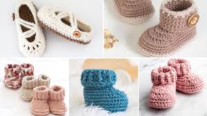 You can knit baby booties in your home or you can buy it but so many women prefer to knit their own booties by using crochet. Classic Crochet Patterns For Baby Booties Easycrochet Com