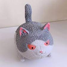 Clearance Sale Home Net Celebrity Ins Wind Decompression Angry Cat Soft Cute Cat Dumpling Pinch Music Cartoon Cute Shape Vent Ball Walmart Com