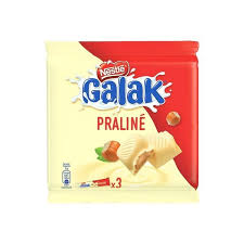 Nestle Galak White Chocolate Praline 3x43 Gr