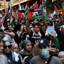 The parade features more than 12,500 entrants in colourful costumes and elaborate floats, who represent a community group, topical theme or political message. Thousands March In Free Palestine Rallies In Sydney And Melbourne Australia News The Guardian