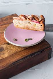 Glutenfreier Und Veganer Rhabarber Ruhrkuchen Rezept Rhabarberkuchen Lebensmittel Essen Rhabarber