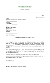 Samples & examples of recommendation letter. 49 Free Claim Letter Examples How To Write A Claim Letter
