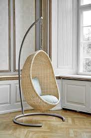 Enjoy the cozy comfort of the moon egg shaped swing chair. Hanging Egg Stand Indoor Only Living Gardens Landscape Design
