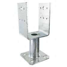 Support pied de poteau 7 x 7 x 75 cm 7x7 à enfoncer galvanisé à chaud. Platine Poteau Bois A Prix Mini
