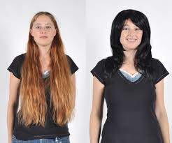Add an even amount of hair each time for a uniform look. How To Wear A Wig With Long Hair 4 Steps With Pictures Instructables