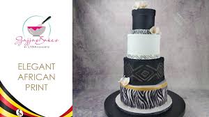 Particularly, the cake is the center of any celebration making it sweeter, more prominent and festive! Elegant African Print Kwanjula Wedding Cake Uganda Jjajjasbakes By Lynaconcepts Youtube