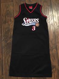 Shop from the world's largest selection and best deals for los angeles lakers basketball jerseys. Philadelphia 76ers Nba Allen Iverson 3 Jersey Womens Dress Size S Small Black 1818024104