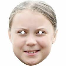 Her words are not magical. Greta Thunberg Schwedische Umweltaktivistin Karte Maske Made By Funkybunky Ebay
